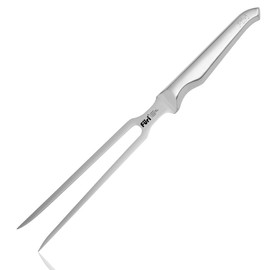 Furi Pro Carving Fork 18cm,Long, Sturdy prongs Ideal for Forking The Largest of roasts, Unique Reverse-Wedge, Anti-Fatigue Handle Locks into Hand for a Safer Grip, 25-Year Guarantee, Silver