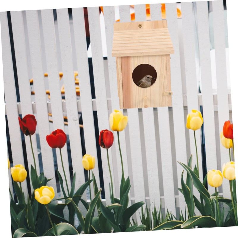 IWOWHERO Bird Feeder for Wild Birds Garden Decor Breeding Box