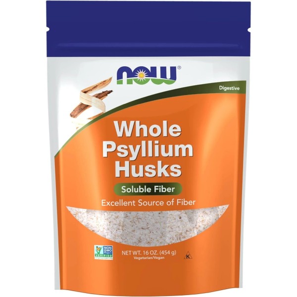 Now Foods Whole Psyllium Husk, 16 oz.