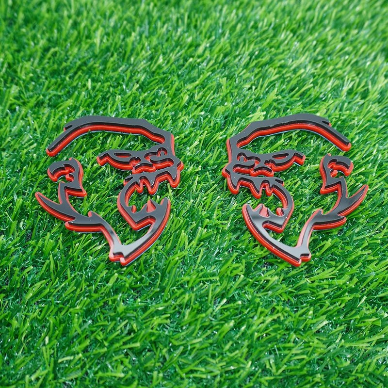 2Pc Gorilla Emblems 3D Badge Decal Sticker Fit for Universal