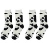 SOIMISS 2 Pairs Cotton Cow Socks Novelty Girls Print Long