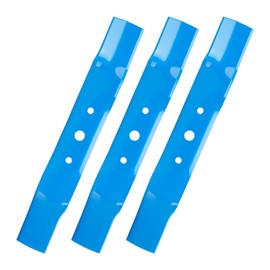 AEagle GX20250 GY20568 High Lift Blade for John Deere L130 L120 S120 Scotts L2048 L2548 Sabre 1948GV 1948HV 2148HV 48 Inch Deck Lawn Tractor Mower Blades Parts 330-619 3 Pack (Blue)