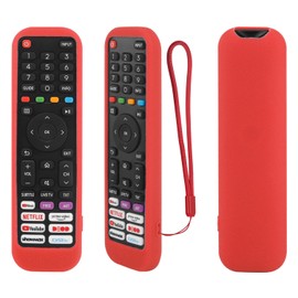 Remote Control Case Compatible with Hisense EN2P30H EN2J30H EN2D30H EN2B30H EN2N30H EN2A30 EN2G30H Remote Control Protective Cases for Hisense Original TV Remote Control (Red)