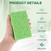 M METERXITY 12-Pack Kitchen Sponges, Condense Eco Cellulose Non-Scratch Scrub