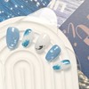 Deep Blue Mermaid Nail Tips - Petite Square / 딥