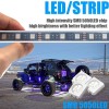 Gearzaar 4x15.5'' RGB Wheel Ring Lights LED Light For Truck