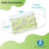 Dynarex Disposable Kids Face Masks, Elastic Ear Loops with Nose