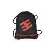 Defiance by Laceeze Drawstring Backpack Gym Bag (Red/Black, 34cm x