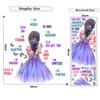 Purple Girl Wall Stickers, Inspirational Girl Home Decor Wall Decals