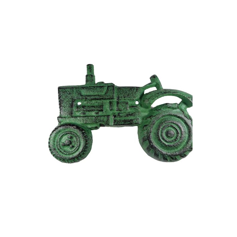 Gusseisen Bottle Opener Tractor Green 14 x 20 cm Wall
