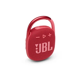 JBL JBLCLIP4RED CLIP 4 Bluetooth Speaker, USB C Charging, IP67 Dustproof, Waterproof, Passive Radiator, Portable, 2021 Model, Red