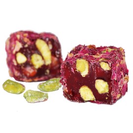 Pistachio Delight with Rose Petals 250g