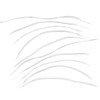 eMagTech 10PCS White Goose Biot Feathers 20-25cm For Millinery Crafts