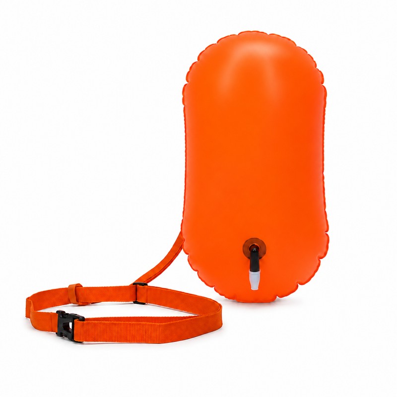 Inflatable Swim Buoy for Open Water – Lightweight PVC Tow