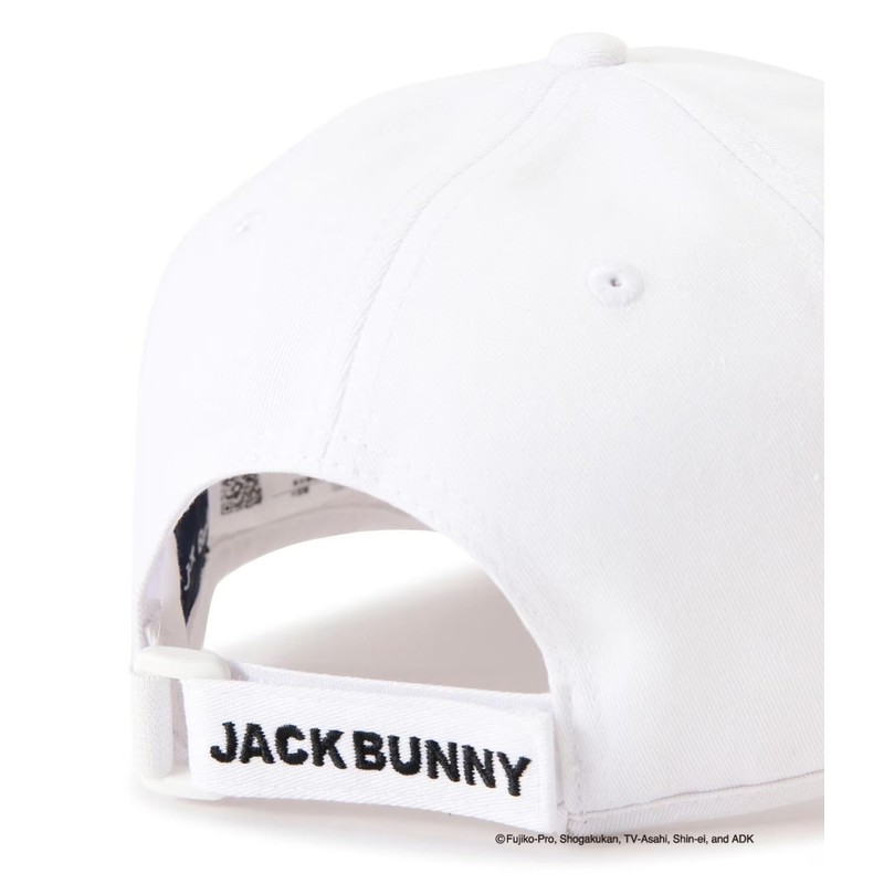Jack Bunny 262-4287001 Unisex Twill Cap, Doraemon Golf Hat, 030_white