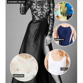 DaisyFormals 10 Pairs Pasties Satin Nipple Cover Stickers Disposable Breast Pasties Flower Shape