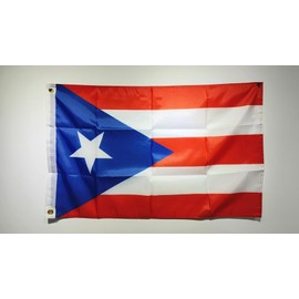 ACWIPT Puerto Rico Flag Puerto Rican National Flags 6x10FT,Vivid Color,100D Premium Polyester Banner with Brass Grommets for Indoor and Outdoor. (6x10ft)