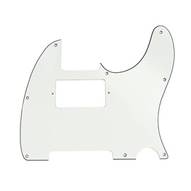 Direct Fit Pickguard for USA MIM Telecaster® Tele® Standard Electric Guitar Humbucker Neck Slot (Parchment 3 Ply)