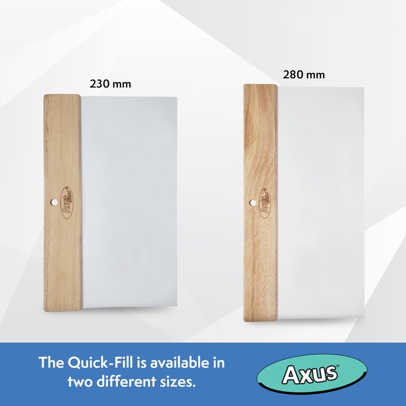 Axus Decor Quick-Fill (Blue Series) Flexible Caulking Blade Beechwood Handle