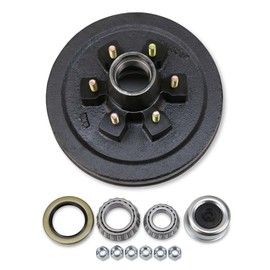 LIBRA One New 12" X 2" Trailer Brake Drum Kit 6 on 5.5" B.C. for 5200-6000 Lbs Axle - 22003K