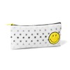 Nici 40728 Smiley pencil case in yellow with stars, plush,