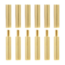 Litorange 240 Pieces M3 Male Female Hex Brass Spacer Standoff Screw Nut Threaded Pillar PCB Motherboard Assortment Kit