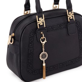 Montana West Crossbody Satchel Bag Small Top Handle Purse Barrel Handbag Tote Hobo Designer Gift MWC-S041BK