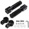 RACEAST M8 Motorcycle Footrest Folding Foot Step Pegs Left and