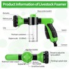 2 Pieces Pet Bathing Tool Set Include Hose Nozzle Soap