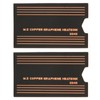 2Pcs M.2 SSD Heatsink, Brass Graphene 2242 SSD Thermal Pad,