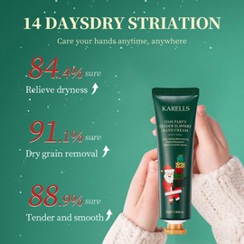 Hand Cream Set, Hand Cream Gift Set, Christmas Gifts, Mini Hand Cream Gift Set, Hand Care Cream for Very Dry Cracked Hands, Birthday Gift for Women, Christmas Mum Gift, 5 Pieces