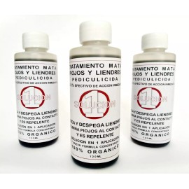 Tratamiento Mata Piojos y liendres Pediculicida Despega Liendres Y Fulmina Piojos  100% Natural