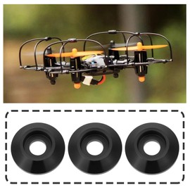 YINETTECH Pack of 10 M6 Black Washer for Hex Socket Screws 45° Load Distribution Cone Washers Aluminium Alloy Cup Head Gasket for Mounting Applications Mechanical Accessories