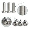 M6-1 x 55mm Button Head Socket Cap Screws,Allen Socket Drive,Stainless