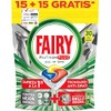 Fairy Platinum Plus Dishwasher Tablets All-In-One 30 Capsules Lemon, Lemon