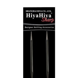 HiyaHiya Circular 40 inch (101cm) Sharp Steel Knitting Needle Size US 9 (5.5mm) HISSTCIR40-9