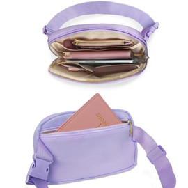 COSHAYSOO Small Waist Fanny Pack Belt Bag with Initial Letter Patch Adjustable Strap for Women Teen Girl Running Traveling Gym Hiking, Mini Crossbody Travel Purse Cross Body Trendy Preppy Pouch,