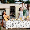 Hegbolke 2 Pack Musical Notes Tablecloths 54 x 108Inch Reusable