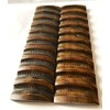 Gold Impala Horn Knife Handle Scales Genuine Horn Material For