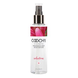 Coochy Fragrance Mist Body Spray - No Alcohol, Paraben-Free, Organic - Gentle, Refreshing Boost of Scent in Skin & Hair - Infused w/Honkeysuckle, Fruity Twist & Honey - Seduction, 4floz/118ml