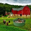 Kalekey Chicken Dust Bath Tub, Adjustable 25'' Chicken Dust Bath