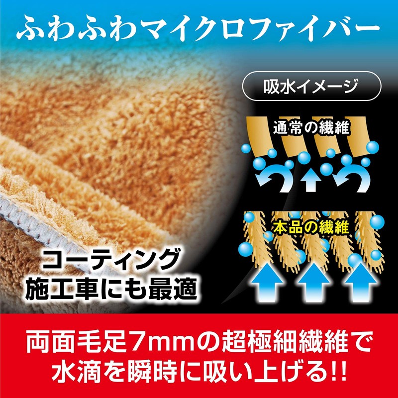 Pro Staff Car Wash Supplies, Wiping Absorbent Cloth, Microfiber, Squirrel