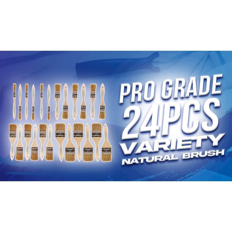 Pro Grade - Chip Brush – Paint Brush Set –