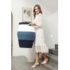 26"x20" Tall Extra Large Storage Basket with Lid, Cotton Rope