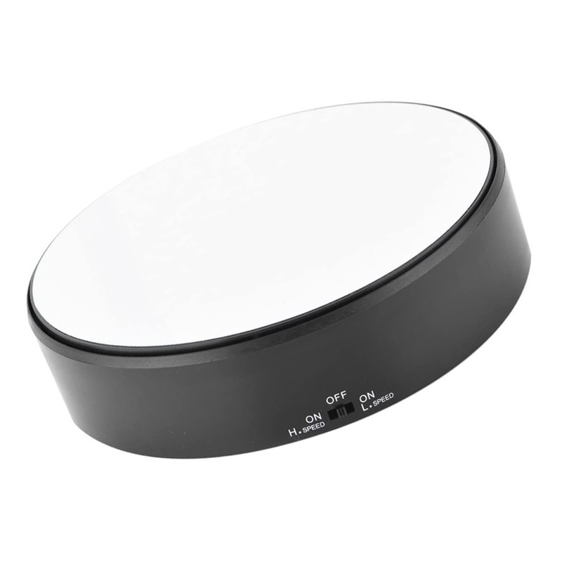 Mirror Surface 360° Rotary Display Stand Adjustable Rotating Speed Turntable