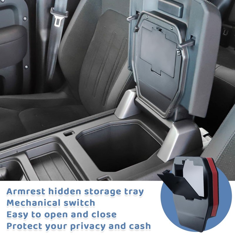 Center Console Organizer Compatible with 2020-2024 Land Rover Defender Armrest