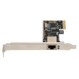 1Gbps PCIe Network Card 1 Port PCI Express Gigabit Network Card 1000Mbps RJ45 LAN PCIE Ethernet Network Adapter with Bracket for Windows 10, 8.7, XP