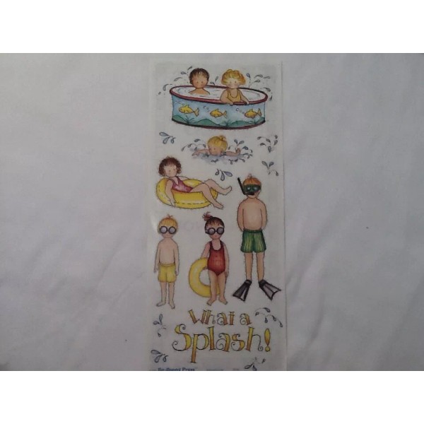 Bo-Bunny Press Swimming pool SCRAPBOOKING Stickers By Bo-Bunny Press