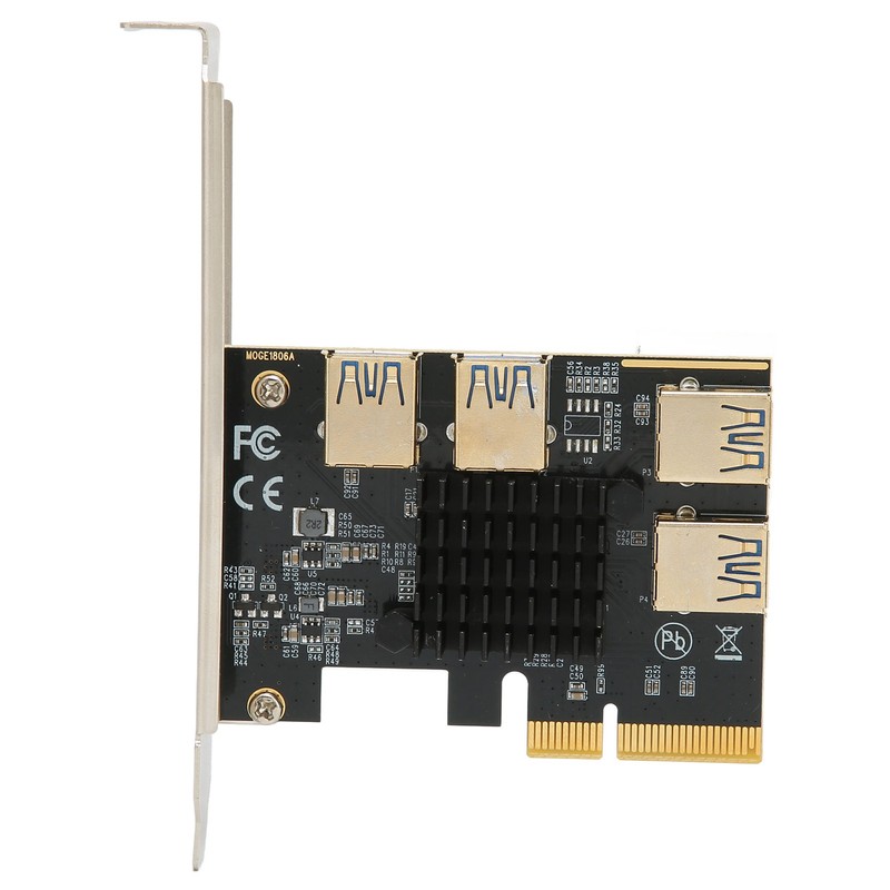 PCI‑E Riser Card PCI‑E X4 1 to 4 PCI Express