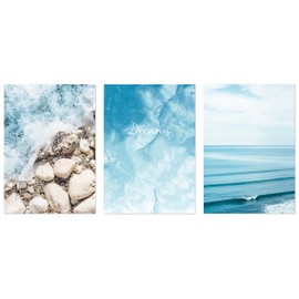 ARTBAY Poster Set of 3 DIN A3 (29.7 x 42.0 cm) - Dreams - Sea | Landscape | Nature | Wall Pictures for the Living Room, Bedroom, Kitchen or Office | Premium Quality | Without Picture Frame